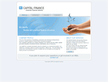 Tablet Screenshot of capitalfinance.ro